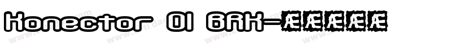 Konector O1 BRK字体转换